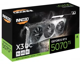 Відеокарта Inno3D GeForce RTX 5070 Ti X3 OC (N507T3-16D7X-176068N)