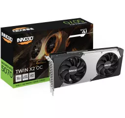 Видеокарта Inno3D GeForce RTX 5070 TWIN X2 OC (N50702-12D7X-195064N)