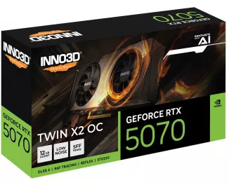 Видеокарта Inno3D GeForce RTX 5070 TWIN X2 OC (N50702-12D7X-195064N)