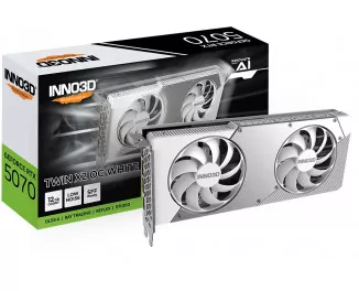 Видеокарта Inno3D GeForce RTX 5070 TWIN X2 OC WHITE (N50702-12D7X-195064W)