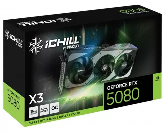 Відеокарта Inno3D GeForce RTX 5080 ICHILL X3 (C50803-16D7X-176069H)