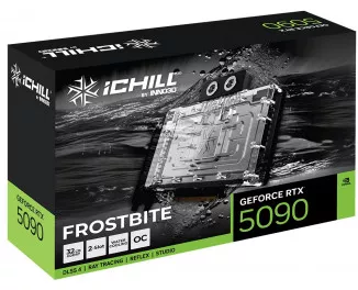 Видеокарта Inno3D GeForce RTX 5090 ICHILL FROSTBITE (C50903-32D7X-1759F)