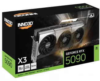 Видеокарта Inno3D GeForce RTX 5090 X3 (N50903-32D7-17593928)