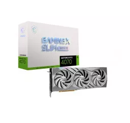 Відеокарта MSI GeForce RTX 4070 GAMING X SLIM WHITE 12G