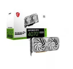 Відеокарта MSI GeForce RTX 4070 Ti SUPER 16G VENTUS 2X WHITE OC