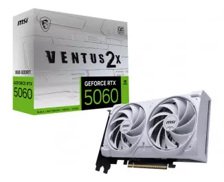 Видеокарта MSI GeForce RTX 5060 8G VENTUS 2X OC WHITE (V537-003)
