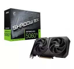 Видеокарта MSI GeForce RTX 5060 Ti 8G SHADOW 2X PLUS (912-V536-068)