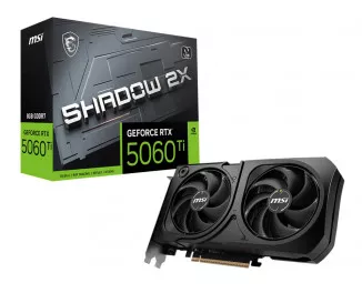 Видеокарта MSI GeForce RTX 5060 Ti 8G SHADOW 2X PLUS (912-V536-068)