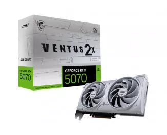 Видеокарта MSI GeForce RTX 5070 12G VENTUS 2X OC WHITE