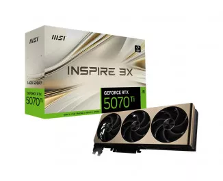 Видеокарта MSI GeForce RTX 5070 Ti 16G INSPIRE 3X PLUS