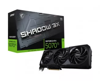 Видеокарта MSI GeForce RTX 5070 Ti 16G SHADOW 3X OC