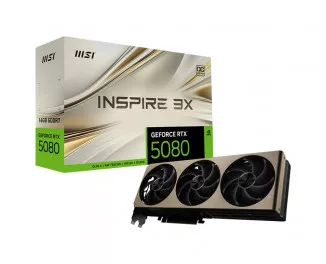 Видеокарта MSI GeForce RTX 5080 16G INSPIRE 3X OC