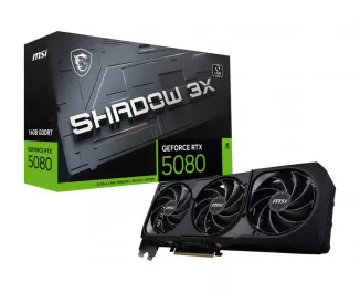 Відеокарта MSI GeForce RTX 5080 16G SHADOW 3X