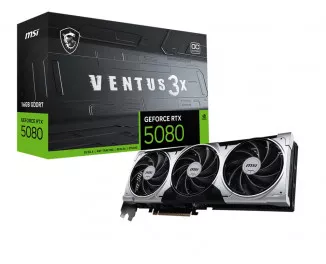 Видеокарта MSI GeForce RTX 5080 16G VENTUS 3X OC PLUS