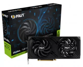 Видеокарта Palit GeForce RTX 4070 Dual 12GB GDDR6X (NED4070019K9-1047D)