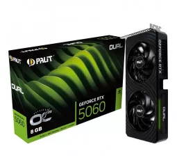 Видеокарта Palit GeForce RTX 5060 Dual OC (NE75060S19P1-GB2063D)