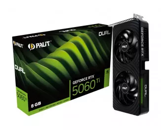 Видеокарта Palit GeForce RTX 5060 Ti Dual 8GB (NE7506T019P1-GB2062D)