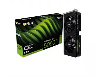 Видеокарта Palit GeForce RTX 5060 Ti Dual OC 8GB (NE7506TT19P1-GB2062D)