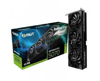 Видеокарта Palit GeForce RTX 5070 12GB GDDR7 Infinity 3 (NE75070019K9-GB2050S)