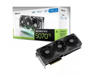Відеокарта PNY GeForce RTX 5070 Ti 16 GB Overclocked Triple Fan Plus (VCG5071T16TFXPB1-O)