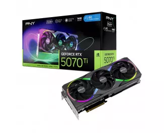 Відеокарта PNY GeForce RTX 5070 Ti 16 GB Overclocked Triple Fan Plus (VCG5071T16TFXPB1-O)