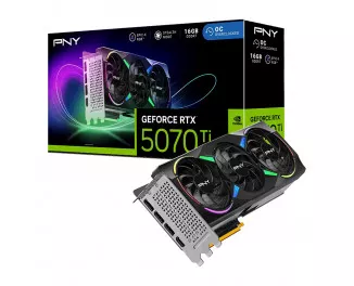 Видеокарта PNY GeForce RTX 5070 Ti 16GB ARGB Triple Fan (VCG5070T16TFXXPB1)