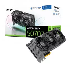 Видеокарта PNY GeForce RTX 5070 Ti 16GB OC Overclocked Triple Fan (VCG5070T16TFXPB1-O)