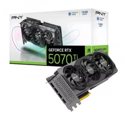 Видеокарта PNY GeForce RTX 5070 Ti 16GB Triple Fan (VCG5070T16TFXPB1)