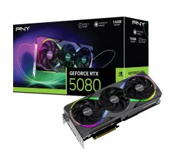 Видеокарта PNY GeForce RTX 5080 16GB ARGB Triple Fan (VCG508016TFXXPB1)