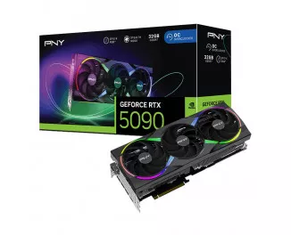 Видеокарта PNY GeForce RTX 5090 32GB ARGB OC Overclocked Triple Fan (VCG509032TFXXPB1-O)