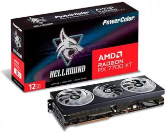 Відеокарта PowerColor Radeon RX 7700 XT 12GB GDDR6 Hellhound (RX 7700 XT 12G-L/OC)