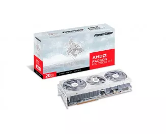 Видеокарта PowerColor Radeon RX 7900 XT 20GB GDDR6 Hellhound Spectral White (RX 7900 XT 20G-L/OC/WHITE)
