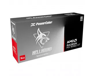 Відеокарта PowerColor Radeon RX 9060 XT 16GB GDDR6 Hellhound Spectral White (RX9060XT 16G-L/OC/WHITE)