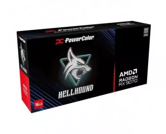 Видеокарта PowerColor Radeon RX 9070 16GB GDDR6 Hellhound (RX9070 16G-L/OC)