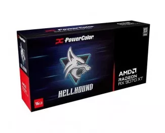 Видеокарта PowerColor Radeon RX 9070 XT 16GB GDDR6 Hellhound (RX9070XT 16G-L/OC)