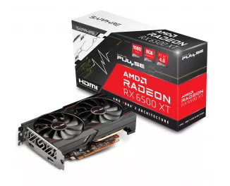 Видеокарта Sapphire Radeon RX 6500 XT 8GB PULSE (11314-08-20G)