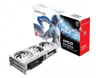 Видеокарта Sapphire Radeon RX 9070 XT 16GB GDDR6 PURE (11348-02-20G)