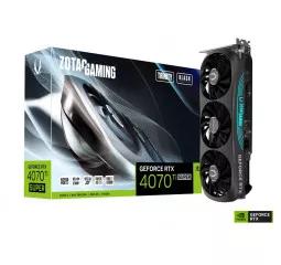 Видеокарта ZOTAC GAMING GeForce RTX 4070 Ti SUPER Trinity Black Edition 16GB (ZT-D40730D-10P)