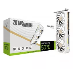 Видеокарта ZOTAC GAMING GeForce RTX 5070 AMP White Edition (ZT-B50700FQ-10P)