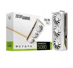 Видеокарта ZOTAC GAMING GeForce RTX 5080 SOLID OC White Edition (ZT-B50800Q-10P)