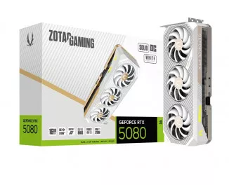 Видеокарта ZOTAC GAMING GeForce RTX 5080 SOLID OC White Edition (ZT-B50800Q-10P)