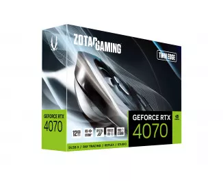 Видеокарта ZOTAC GeForce RTX 4070 Twin Edge (ZT-D40700E-10M)