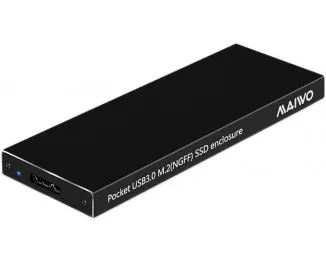 Зовнішня кишеня Maiwo для M.2 SSD (NGFF) SATA - USB 3.0 (K16NC black)