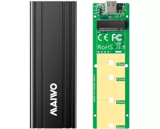 Зовнішня кишеня Maiwo для M.2 SSD NVMe (PCIe) - USB 3.1 Type-C (K1686P)