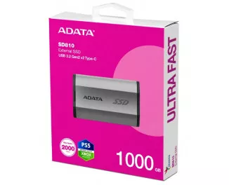 Внешний SSD накопитель 1 TB ADATA SD810 (SD810-1000G-CSG)
