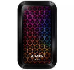 Внешний SSD накопитель 1 TB ADATA SE770G RGB Black (ASE770G-1TU32G2-CBK)