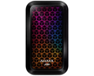 Внешний SSD накопитель 1 TB ADATA SE770G RGB Black (ASE770G-1TU32G2-CBK)