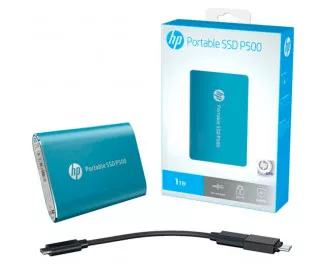 Внешний SSD накопитель 1 TB HP P500 Blue (1F5P6AA)
