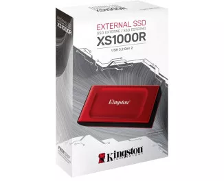 Внешний SSD накопитель 1 TB Kingston XS1000 Red (SXS1000R/1000G)