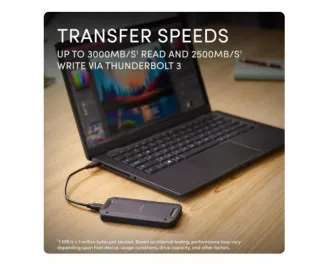 Внешний SSD накопитель 1 TB SanDisk Professional PRO-G40 (SDPS31H-001T-GBCND)